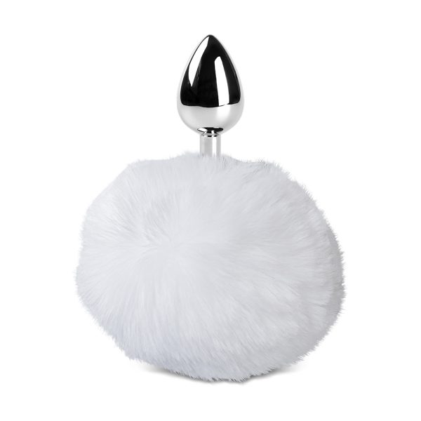 Bunny Tail Metal Plug – White